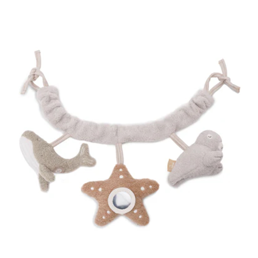 荷蘭Jollein 推車提籃玩具鏈-Deepsea／福利品