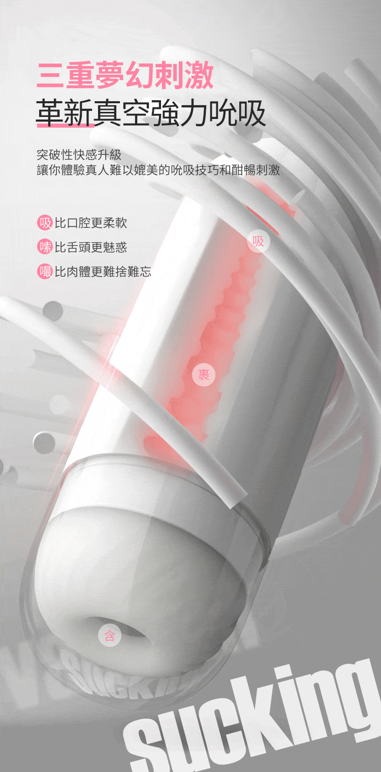 Svakom Sam Neo 男用吮吸飛機杯APP智能自慰器