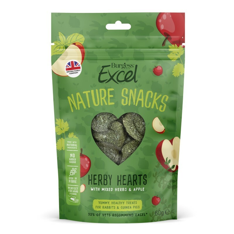 Burgess Excel 香草蘋果味心型小食 - 60g
