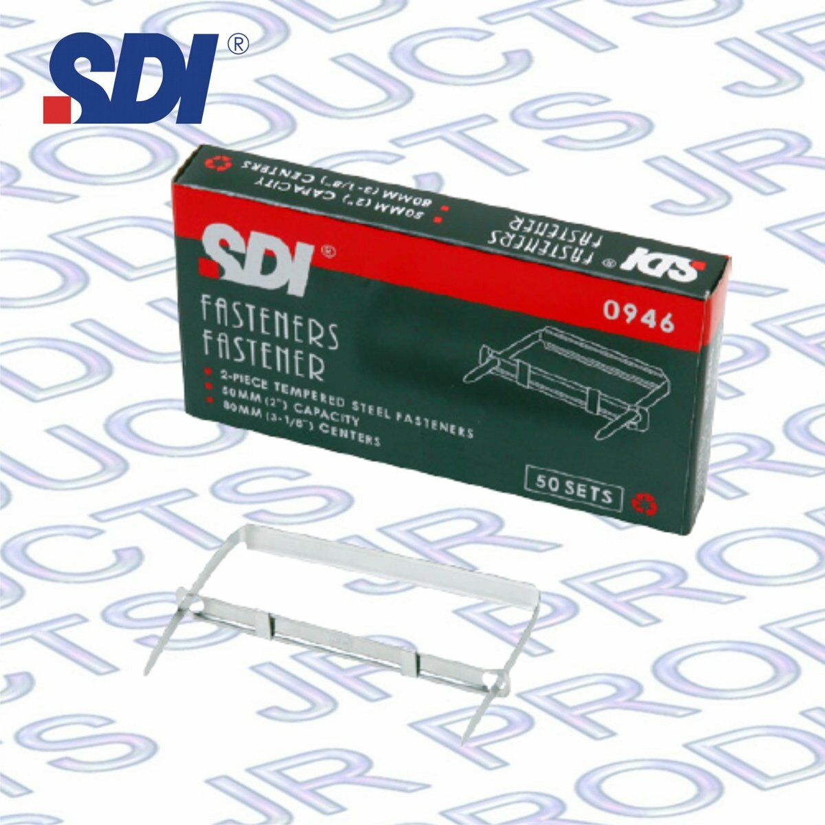 SDI - 台灣手牌 2孔快勞鐵 活頁夾條 #0946, 50套盒裝《香港行貨》