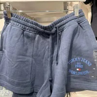 [S] TOMMY HILFIGER TJ WORLDWIDE LOGO SWEATSHORT,NAVY, 76J4927-410 (STH723)