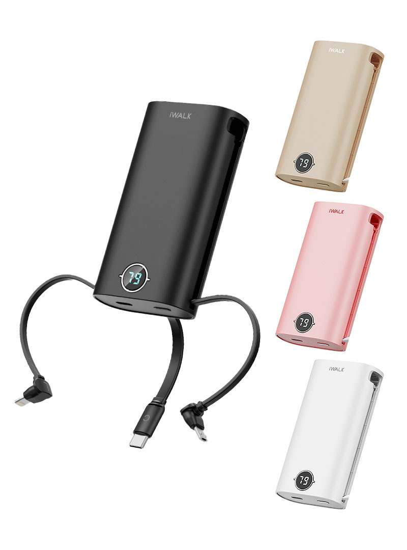 iWALK 小魷魚 免帶線PD快充行動電源（18W / 9000mAh）