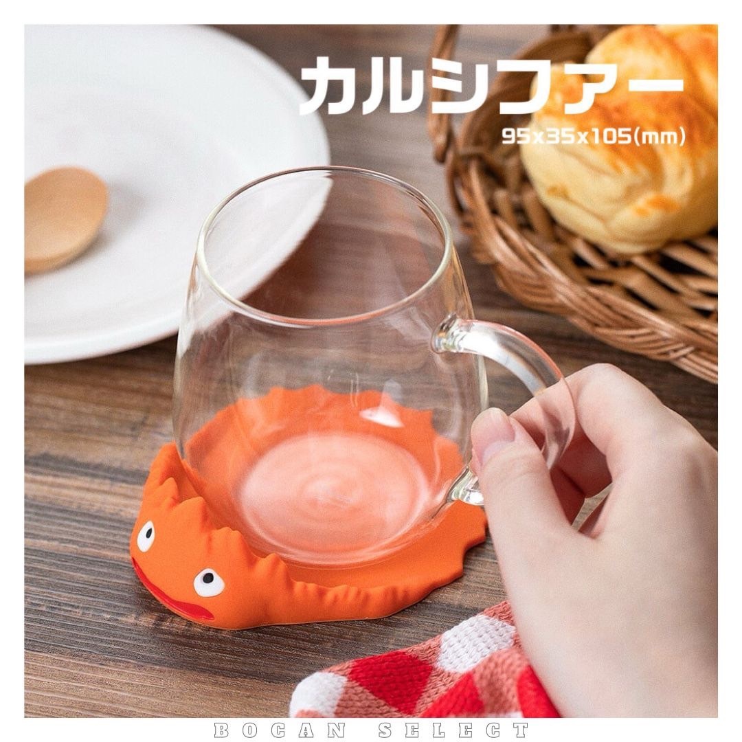 霍爾的移動城堡 卡西法 可愛杯墊 隔熱墊