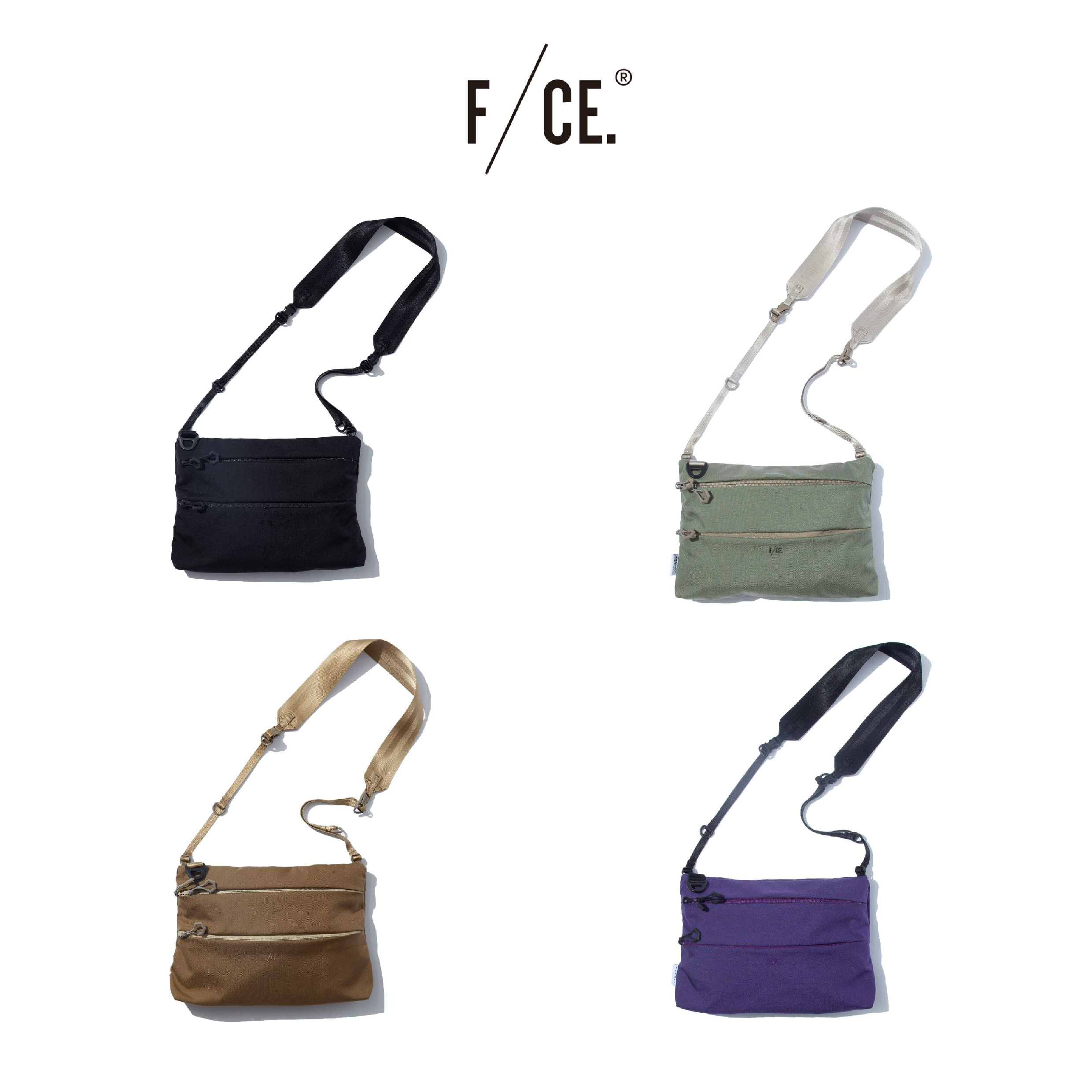 F/CE. Cordura®  Fire Resistant Sacoche / 1.1L 阻燃側背小包