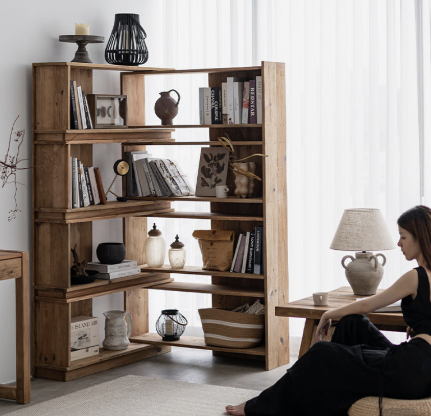 潤家家居 老松木伸縮層架