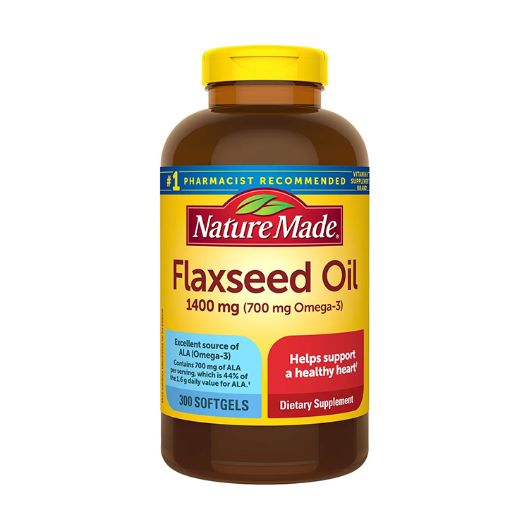 Nature Made Flaxseed Oil 1400 mg, 300 Softgels [Exp:09/2026]
