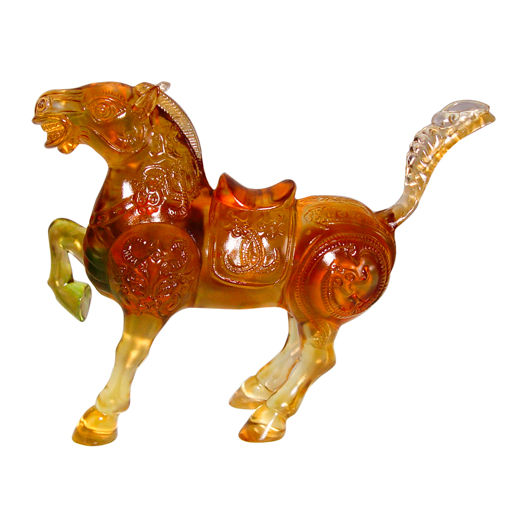 琉璃馬擺件｜駿馬歡騰象徵騰達 馬上成功開業開市首選