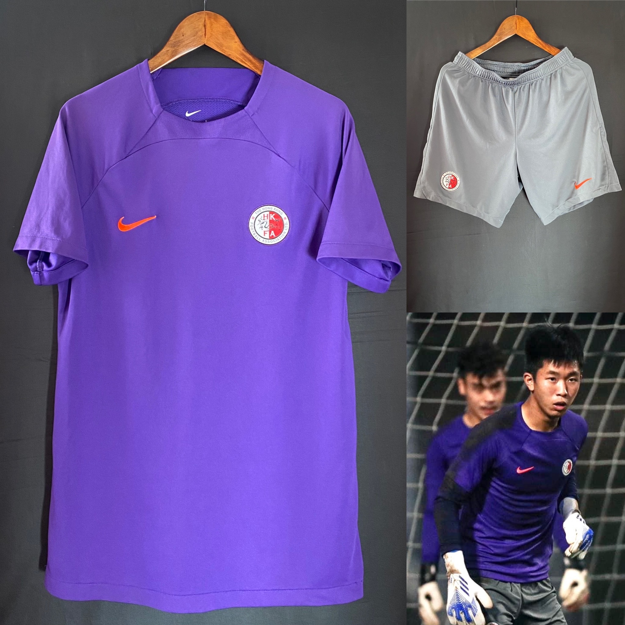 Hong Kong Football Team 2023-2024 Nike match worn training shirt