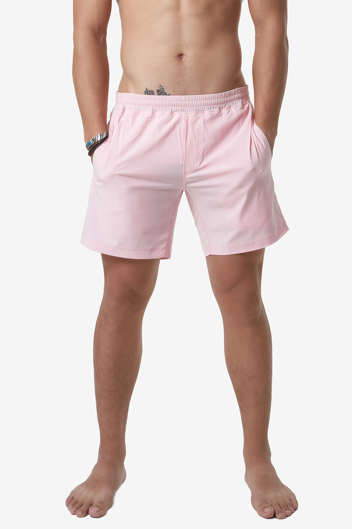 托瑪斯男運動短褲 (粉色)