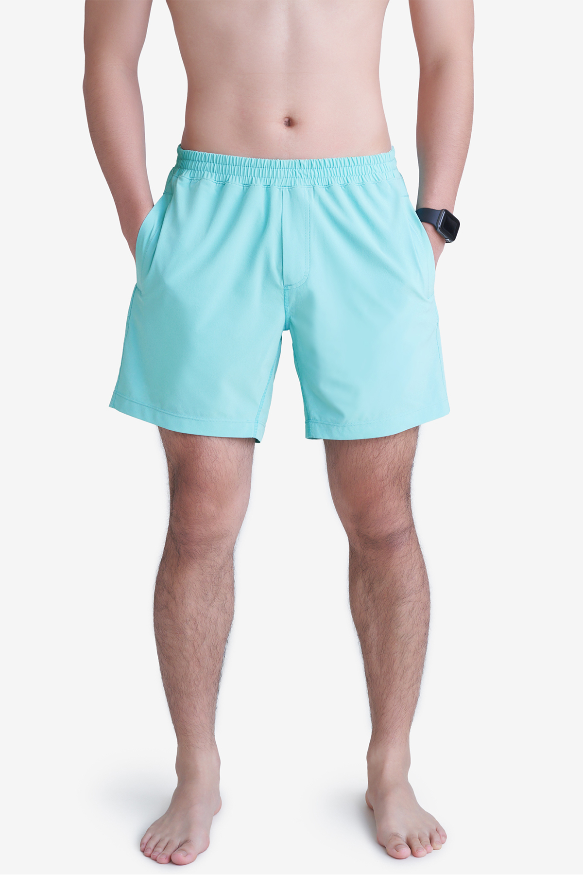 托瑪斯男運動短褲 (衝浪綠)