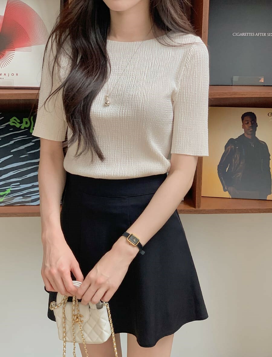 韓國Cherrykoko授權 時尚精緻摺皺流線上衣【MADE, CRKO】系列