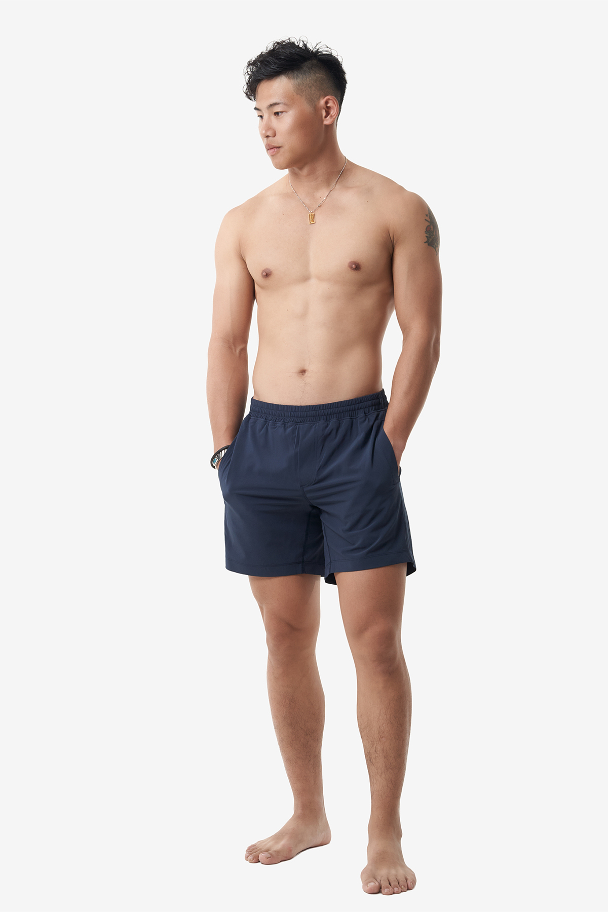 托瑪斯男運動短褲 (英雄藍)