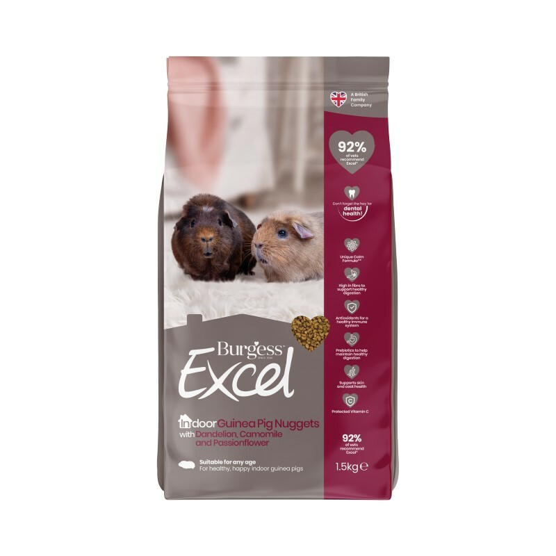 Burgess Excel 室內天竺鼠糧 - 1.5kg