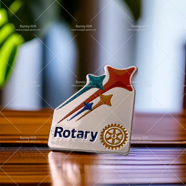 2024-2025 Theme Lapel Pin (C) (Color printing+Coating)