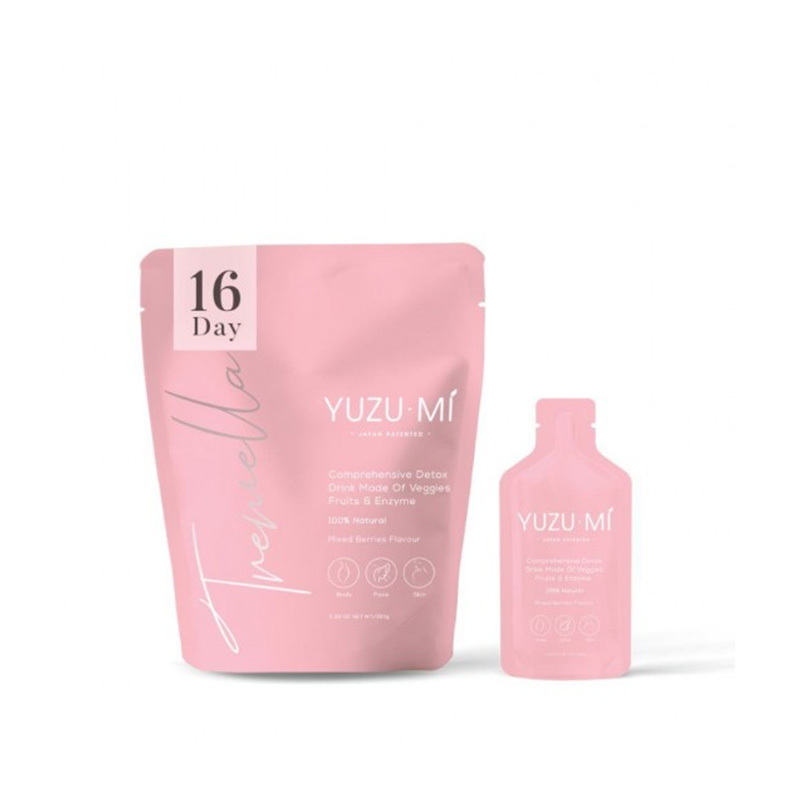 YUZUMI柚美 酵素蔬果植物綜合美白排毒瘦身飲 (16 包x 20g) 平行進口）果汁 排毒瘦身