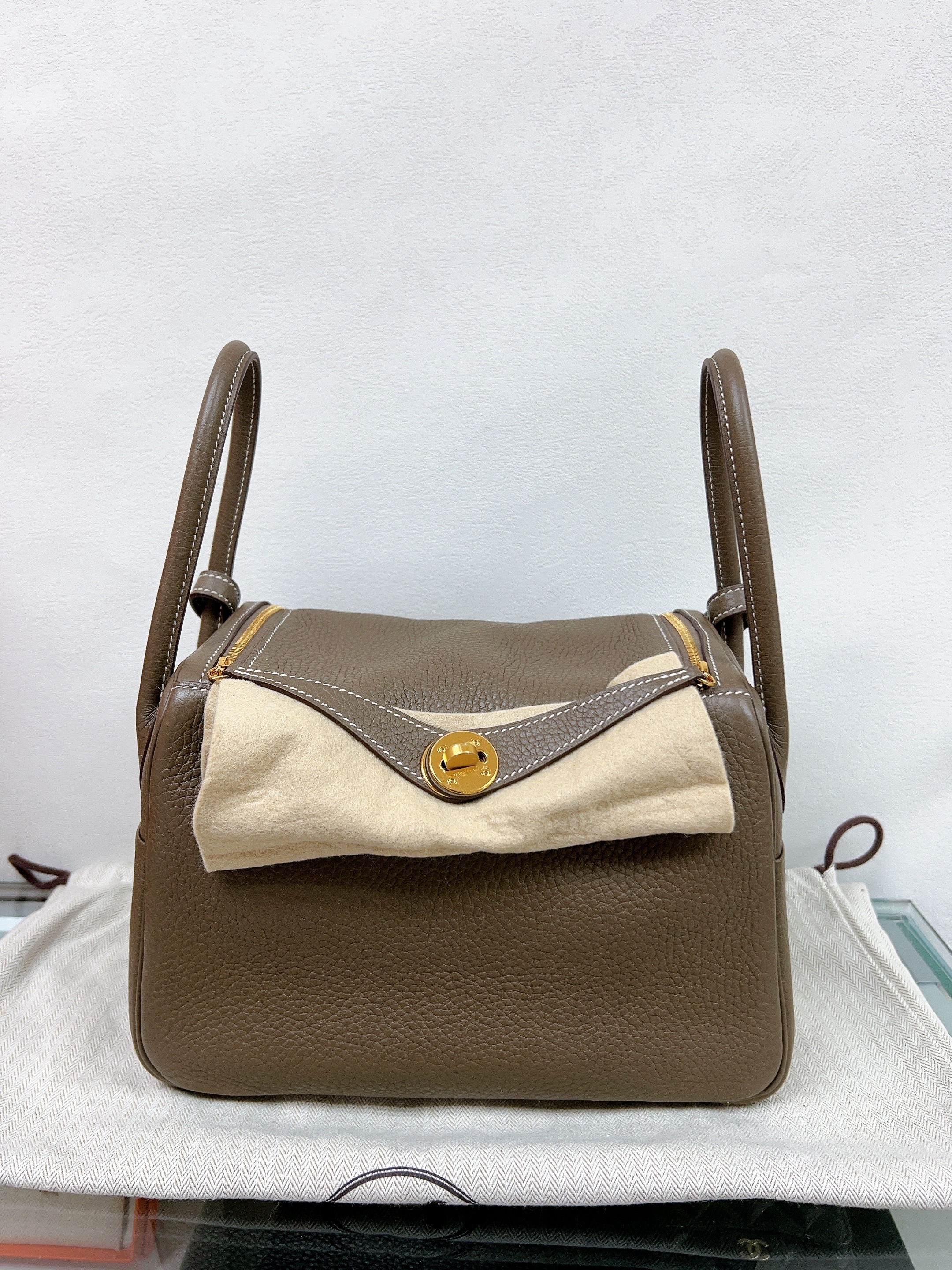 Hermes lindy 26/ etoupe GHW/ stamp Z