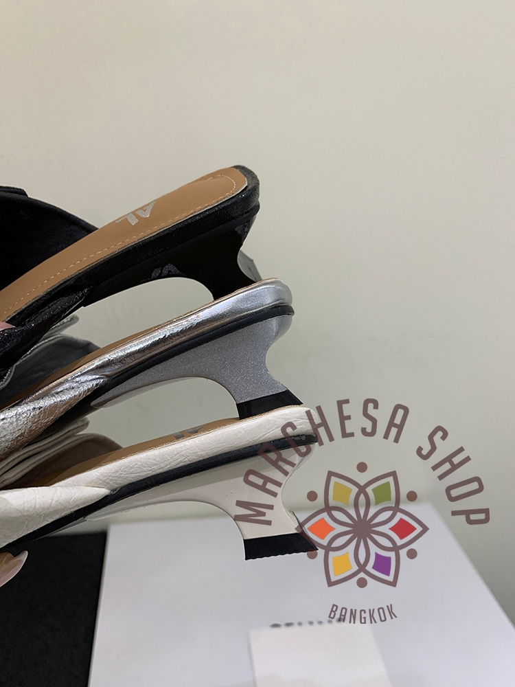 S3140 - 牛皮可調交叉搭帶高踭涼拖