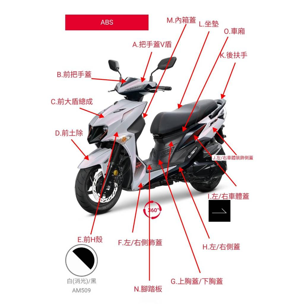SYM JET SL158 原廠全車殼