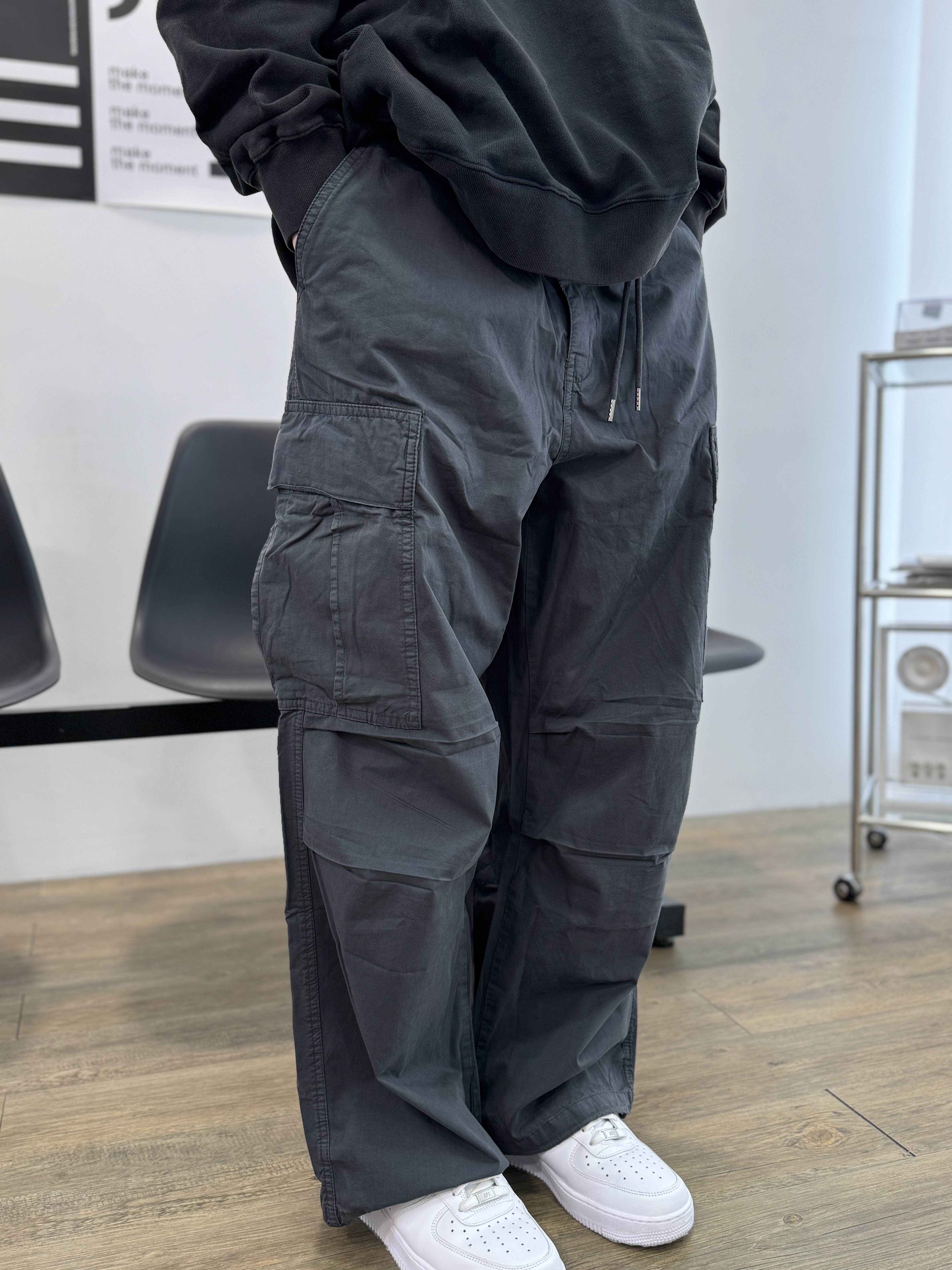 LPT037 classic工裝闊褲