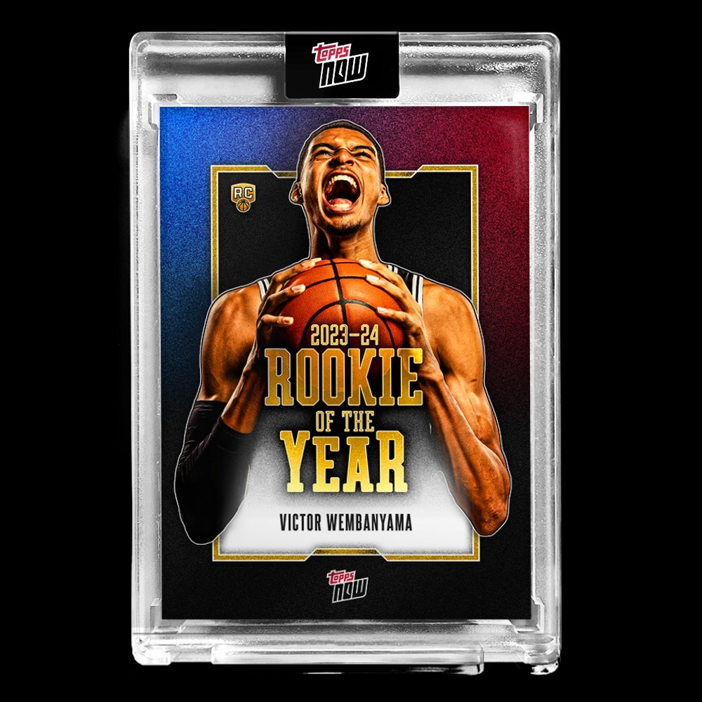 NBA球員卡 Victor Wembanyama - 2023-24 TOPPS NOW® Basketball Card VW-6 - PR: 113,777