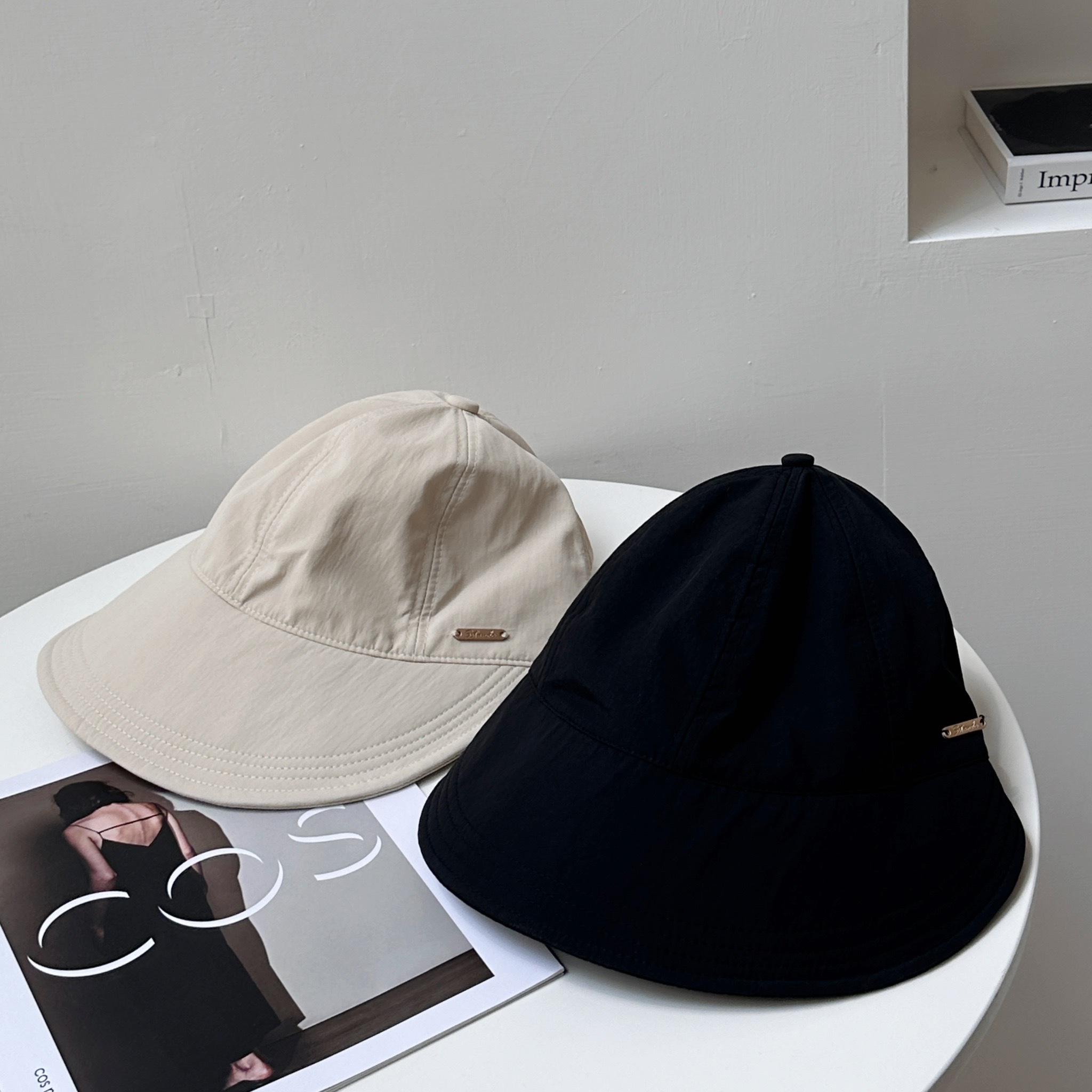 寬帽簷遮陽帽/二色/二款