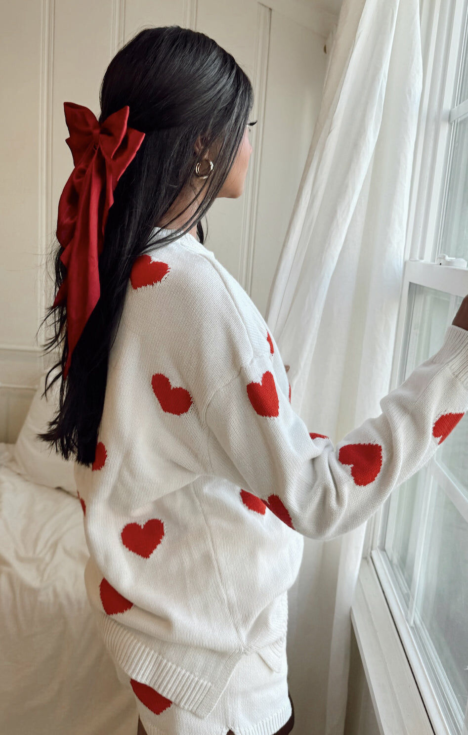 Go To Knit Sweater - Hearts 愛心針織衫