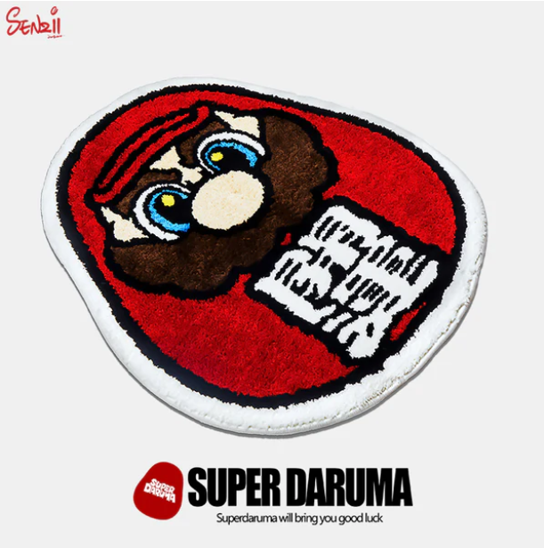 SENZII千紙×超級達摩SuperDaruma-開運地毯