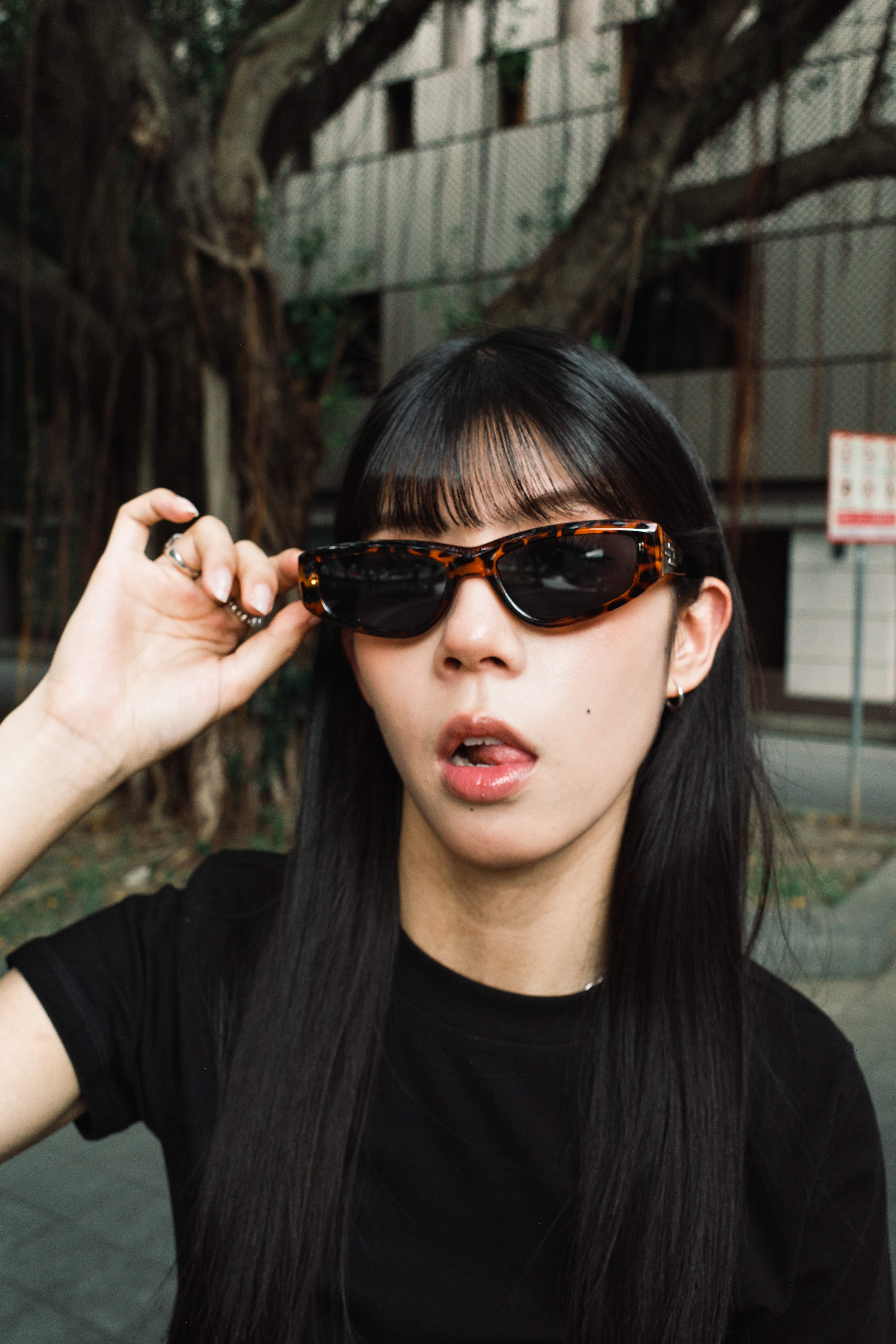 『Always_Good』Y2K 透明框 墨鏡 太陽眼鏡