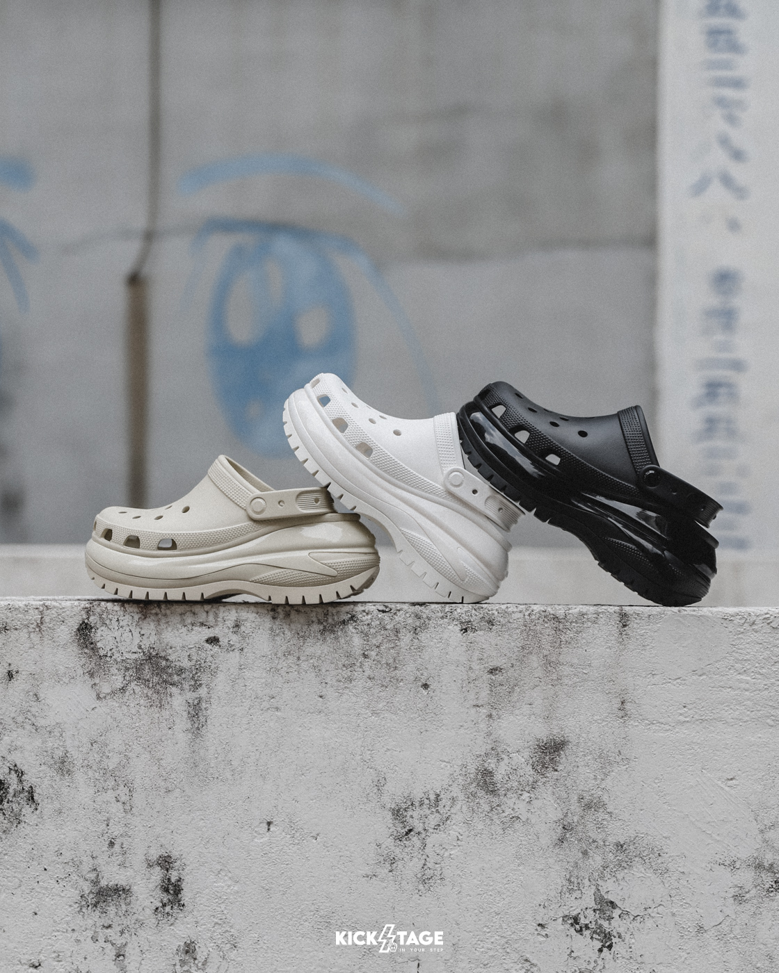 [特價售出無退換]男女鞋 CROCS MEGA CRUSH CLASSIC CLOG 經典 光輪 黑 奶茶 白 超厚底 增高 洞洞鞋 涼鞋 光輪鞋【207988】