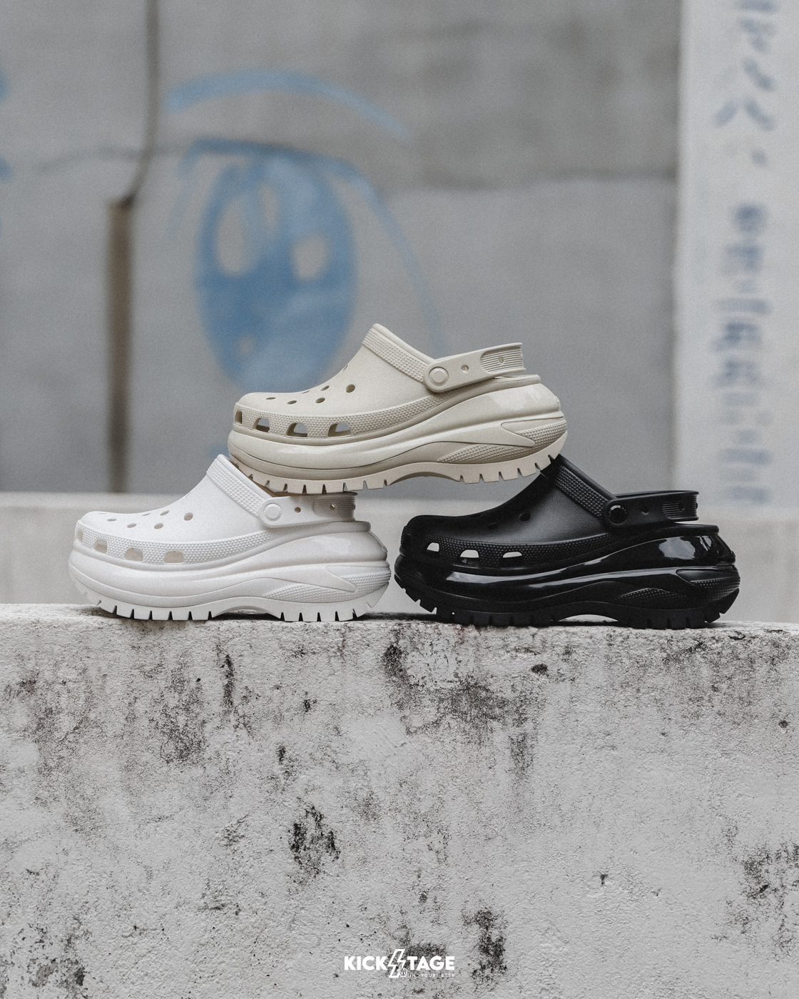 [特價售出無退換]男女鞋 CROCS MEGA CRUSH CLASSIC CLOG 經典 光輪 黑 奶茶 白 超厚底 增高 洞洞鞋 涼鞋 光輪鞋【207988】