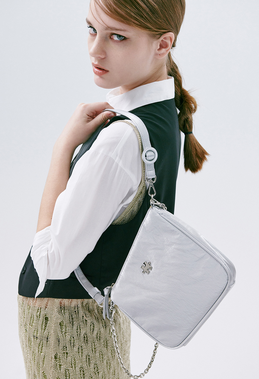 JEDREFEB5 Slant Mini Chain Bag