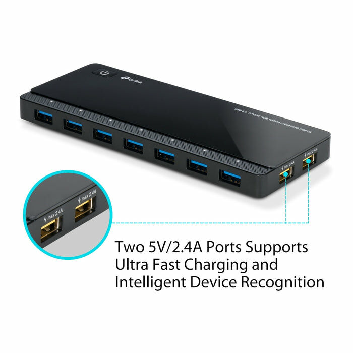TP-Link UH720 USB3.0 7-Port USB Hub(含2充電埠)