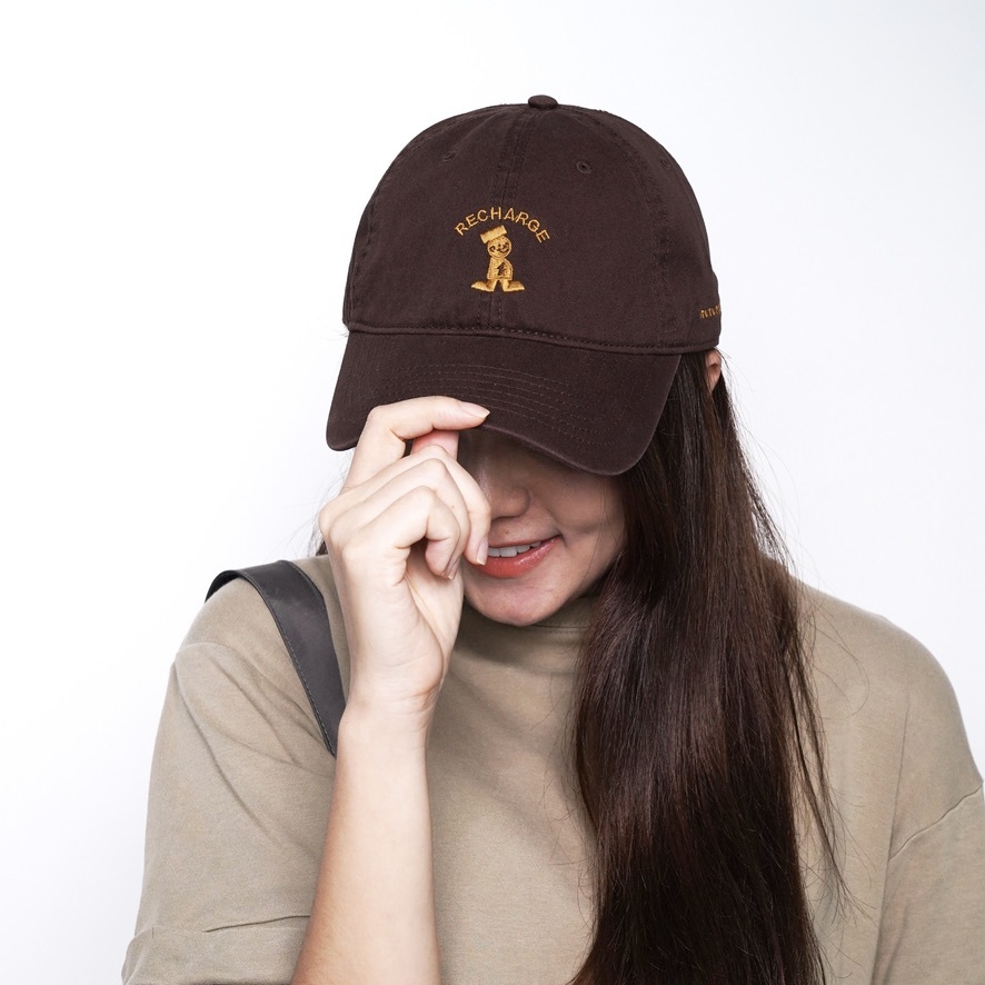 Recharge刺繡老帽(共2色可選)