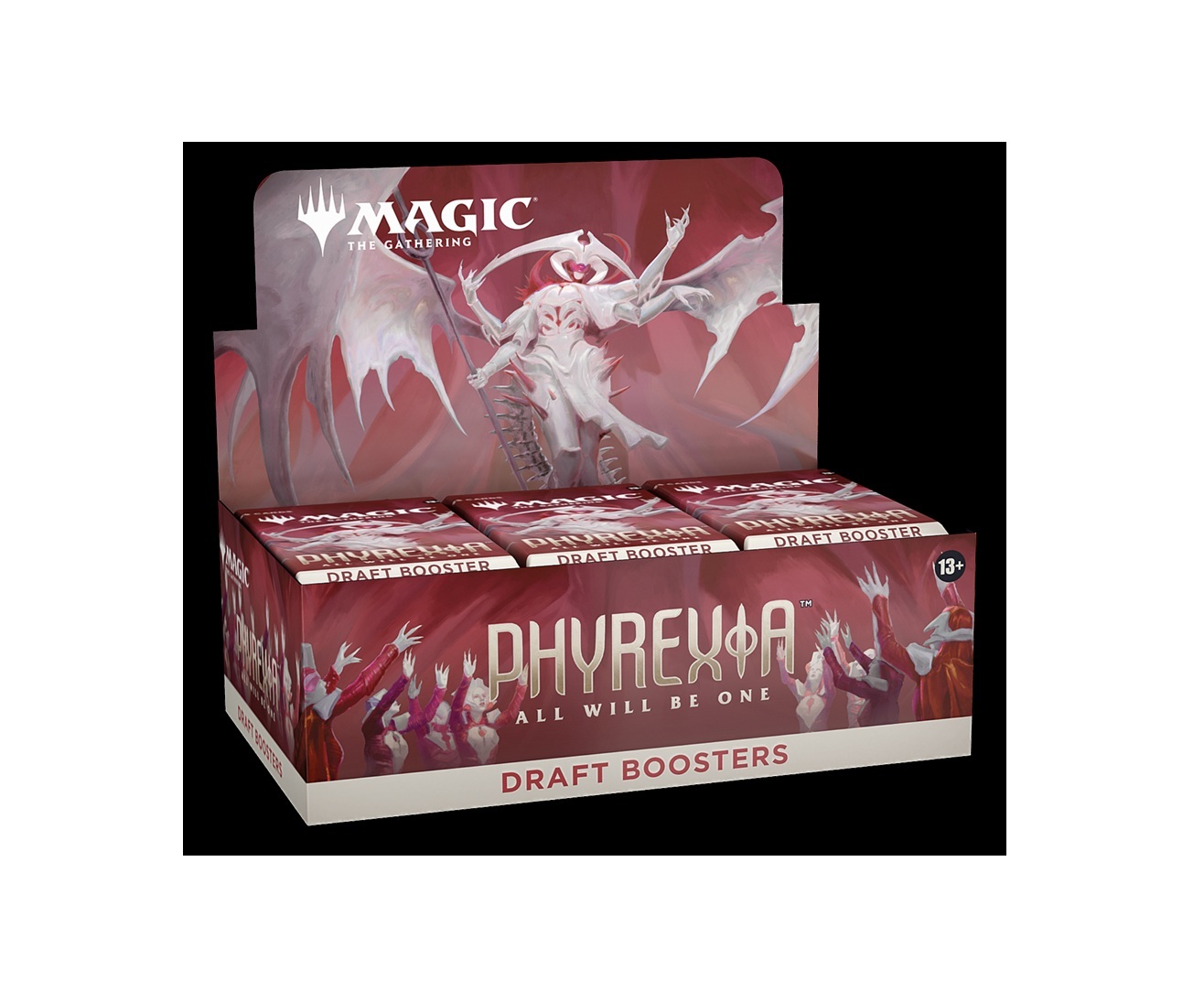 all will be one draft booster box MTG: Phyrexia - 1 card of rarity Uncommon or higher Magic The Gathering: Phyrexia All