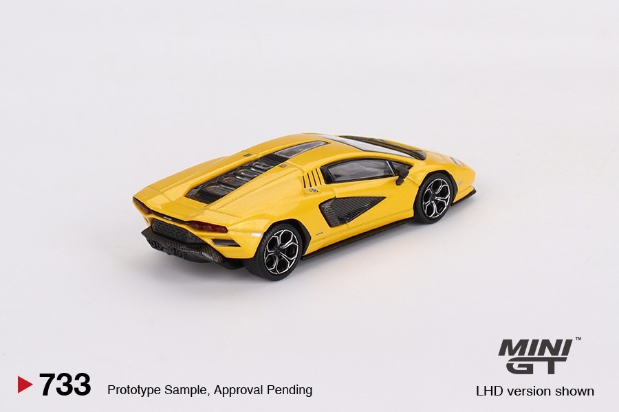Mini GT 1/64 林寳堅尼 Lamborghini Countach LPI 800-4 New Giallo Orion