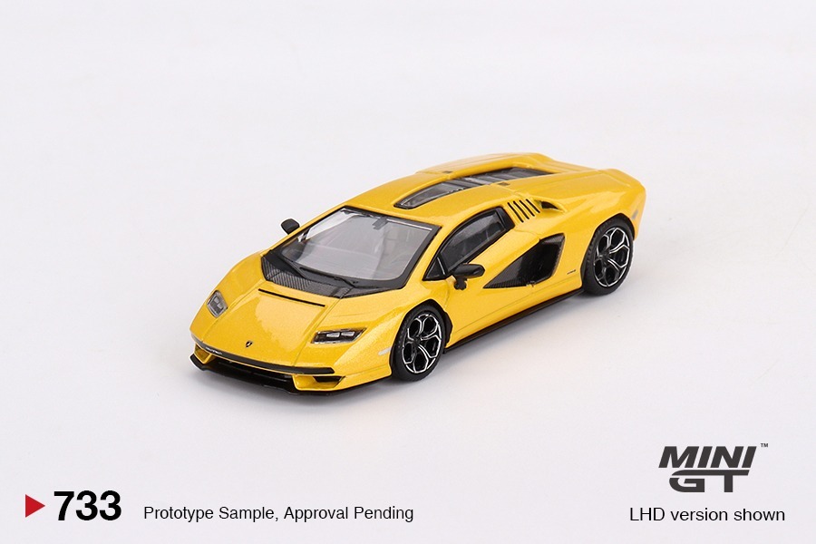 Mini GT 1/64 林寳堅尼 Lamborghini Countach LPI 800-4 New Giallo Orion