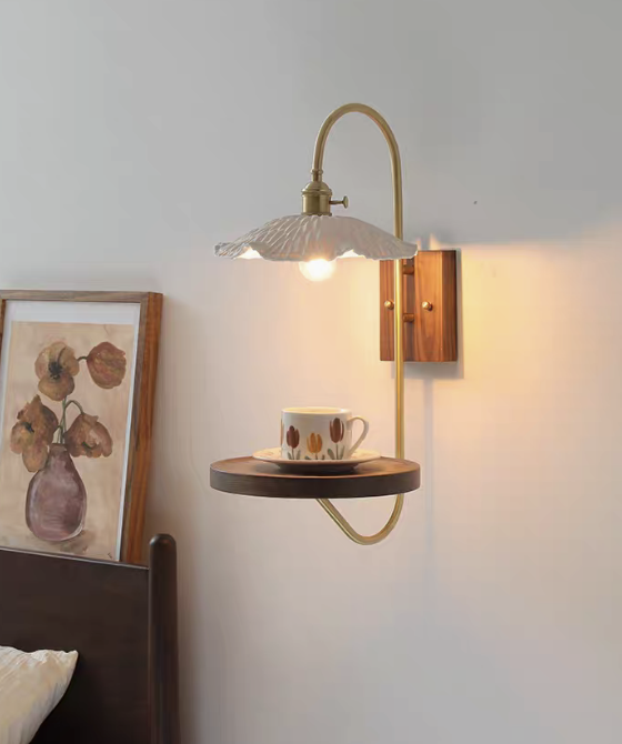 蘭黛 小戶型床頭附檯面壁燈 (B款附檯面壁燈, 8kg)