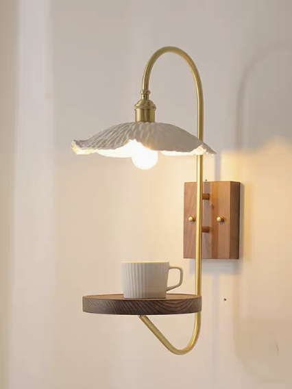 蘭黛 小戶型床頭附檯面壁燈 (B款附檯面壁燈, 8kg)