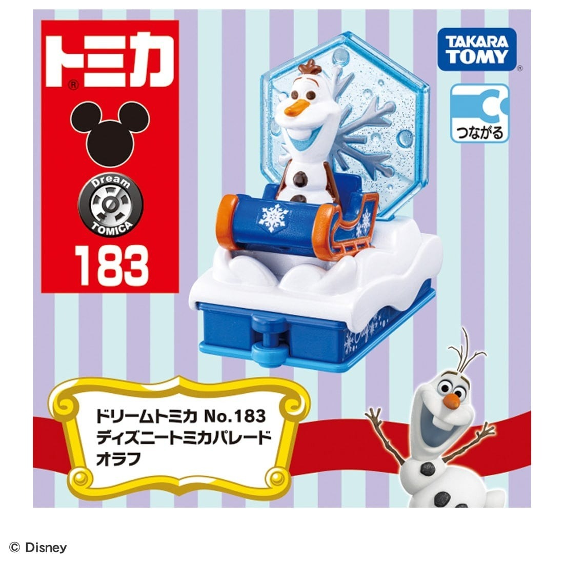 Takara Tomy Dream Tomica - 迪士尼車仔 Disney Parade No. 183 Olaf 小白