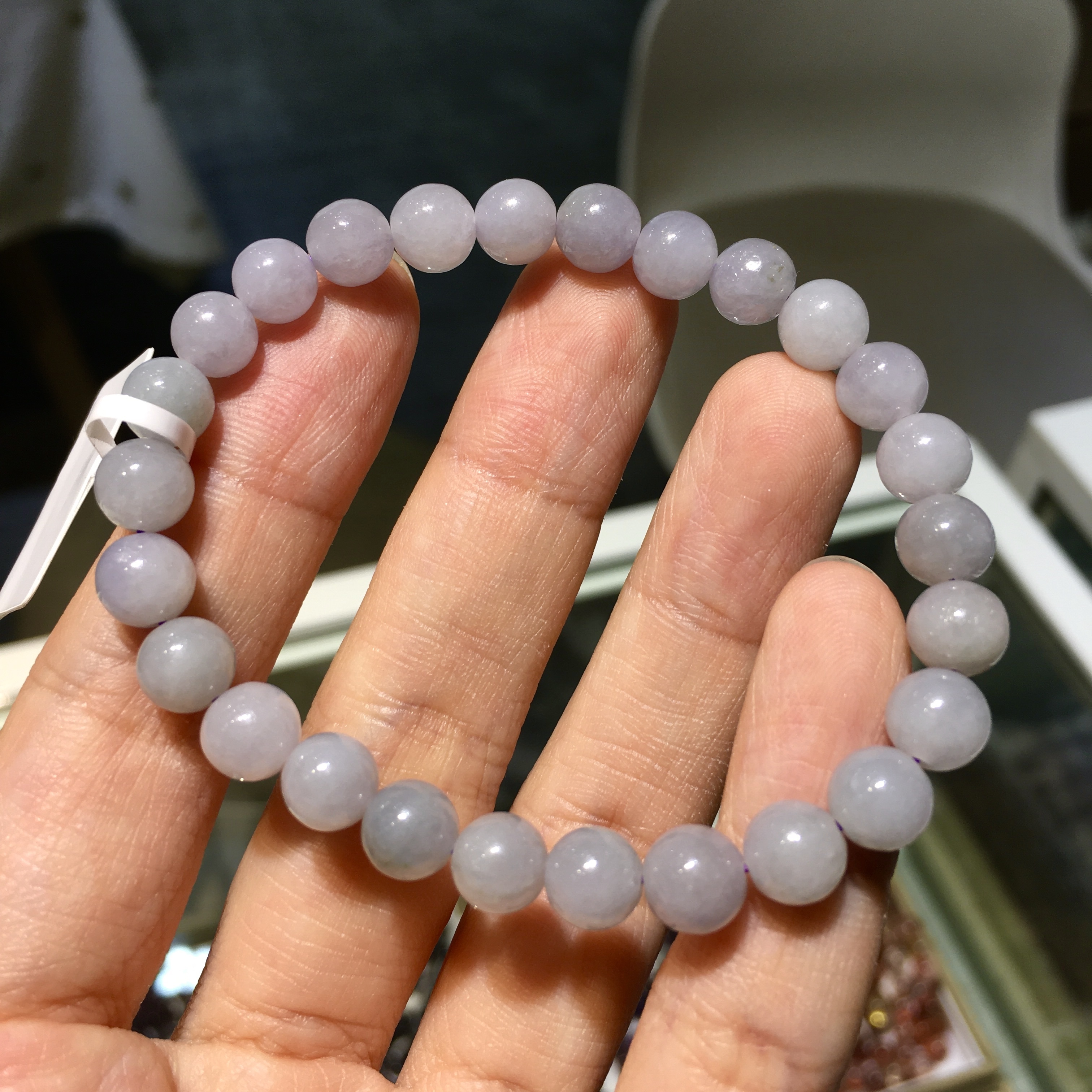 紫羅蘭翡翠手串 7mm (003)