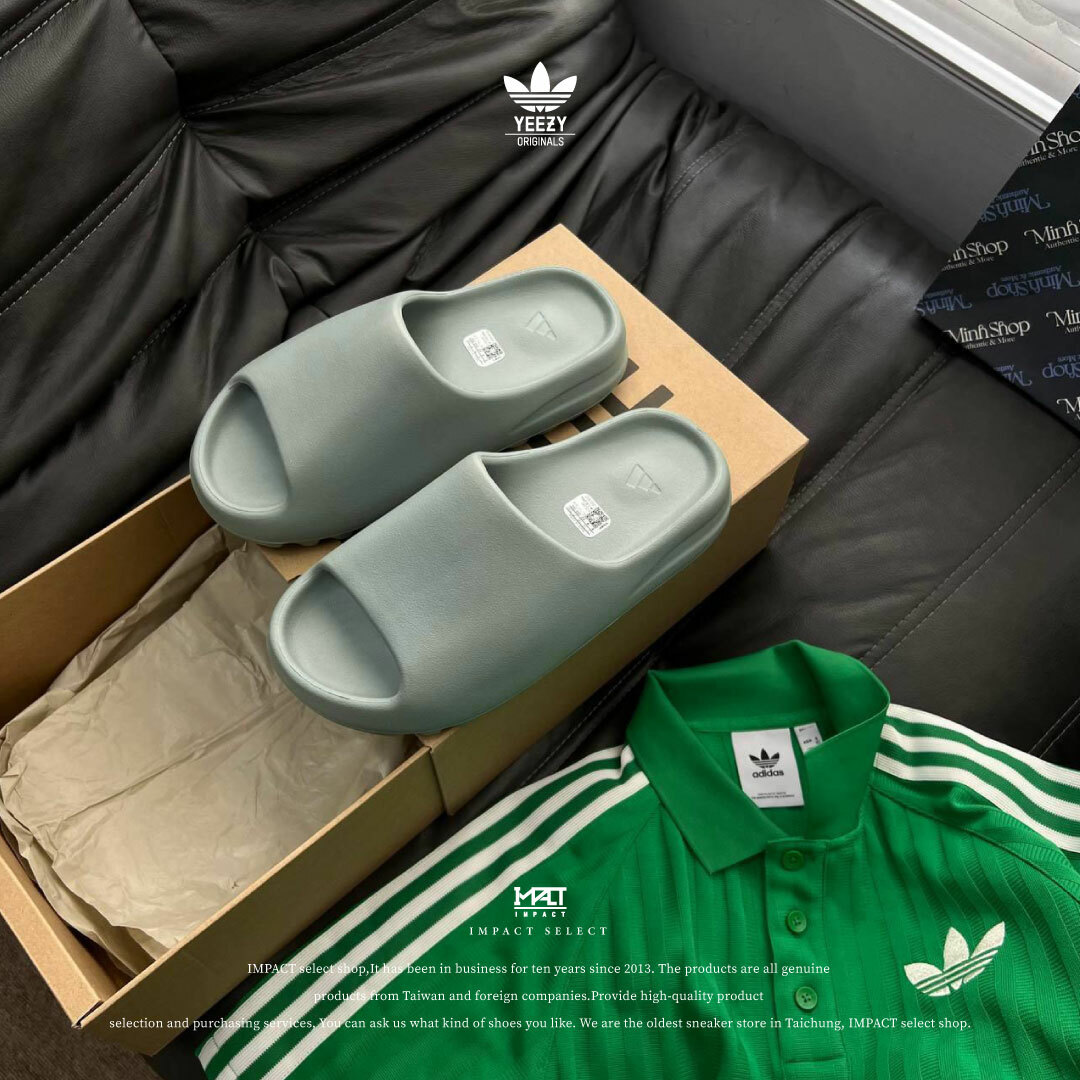 Adidas Originals Yeezy Slide “Salt" 海鹽綠 拖鞋 ID5480