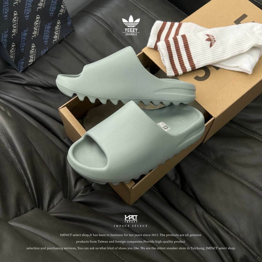 Adidas Originals Yeezy Slide “Salt" 海鹽綠 拖鞋 ID5480