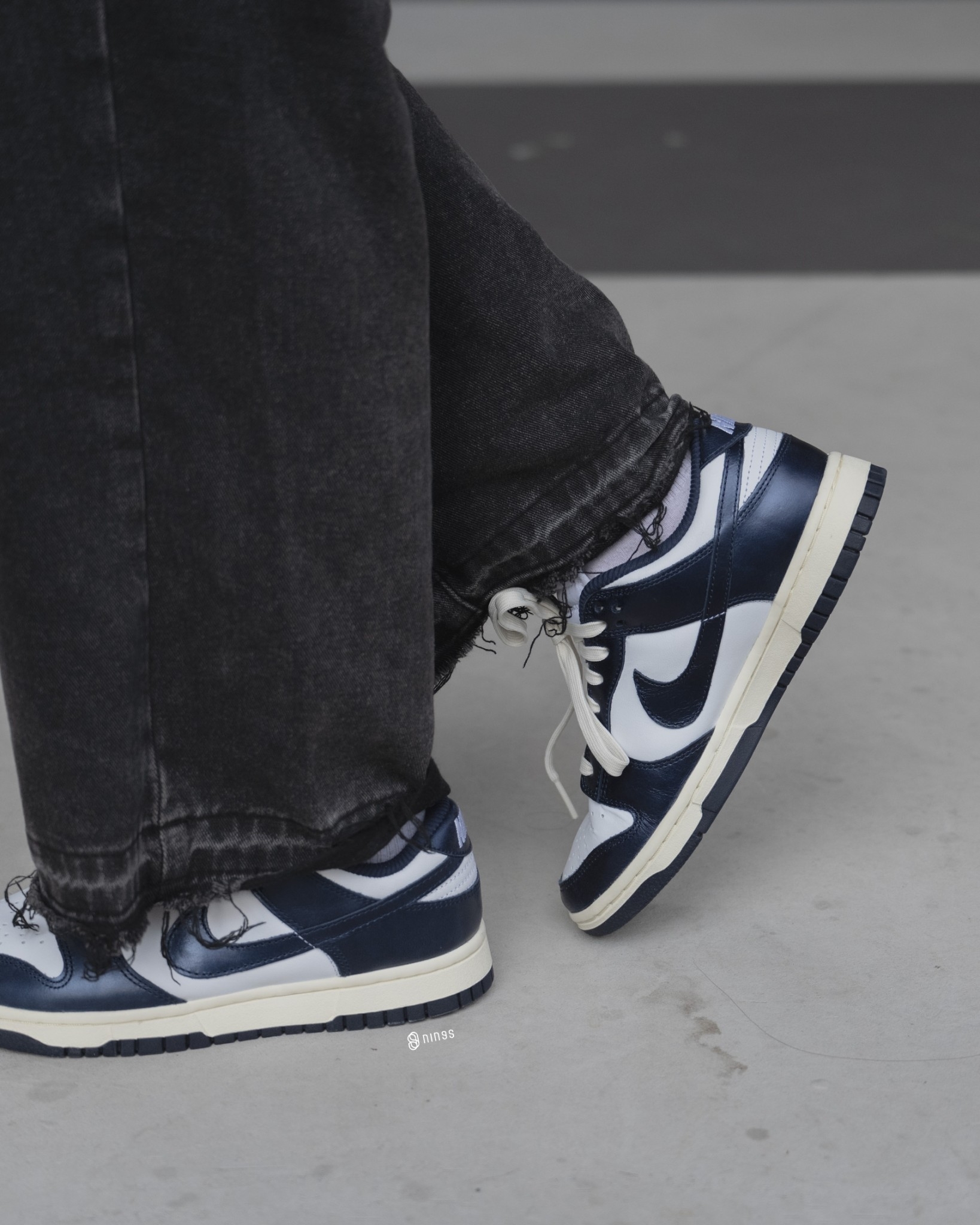 【現貨】NIKE W DUNK LOW "VINTAGE NAVY" 海軍藍 奶油底 FN7197100