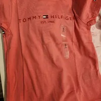 [S] TOMMY HILFIGER KIDS TOMMY PRINT T-SHIRT,PEACH, 71J4104-670 (STH748)