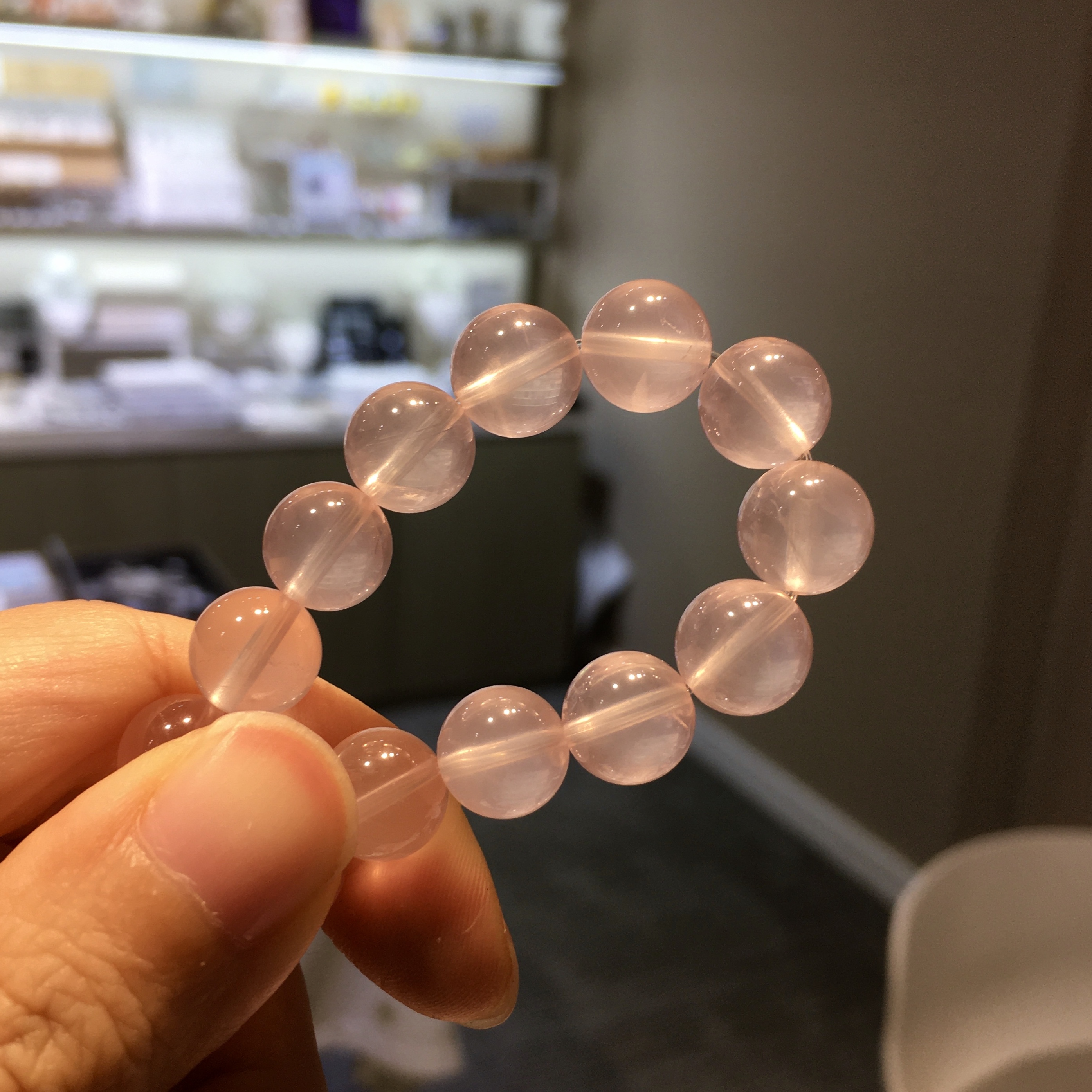 莫粉手串 01332 9.5mm