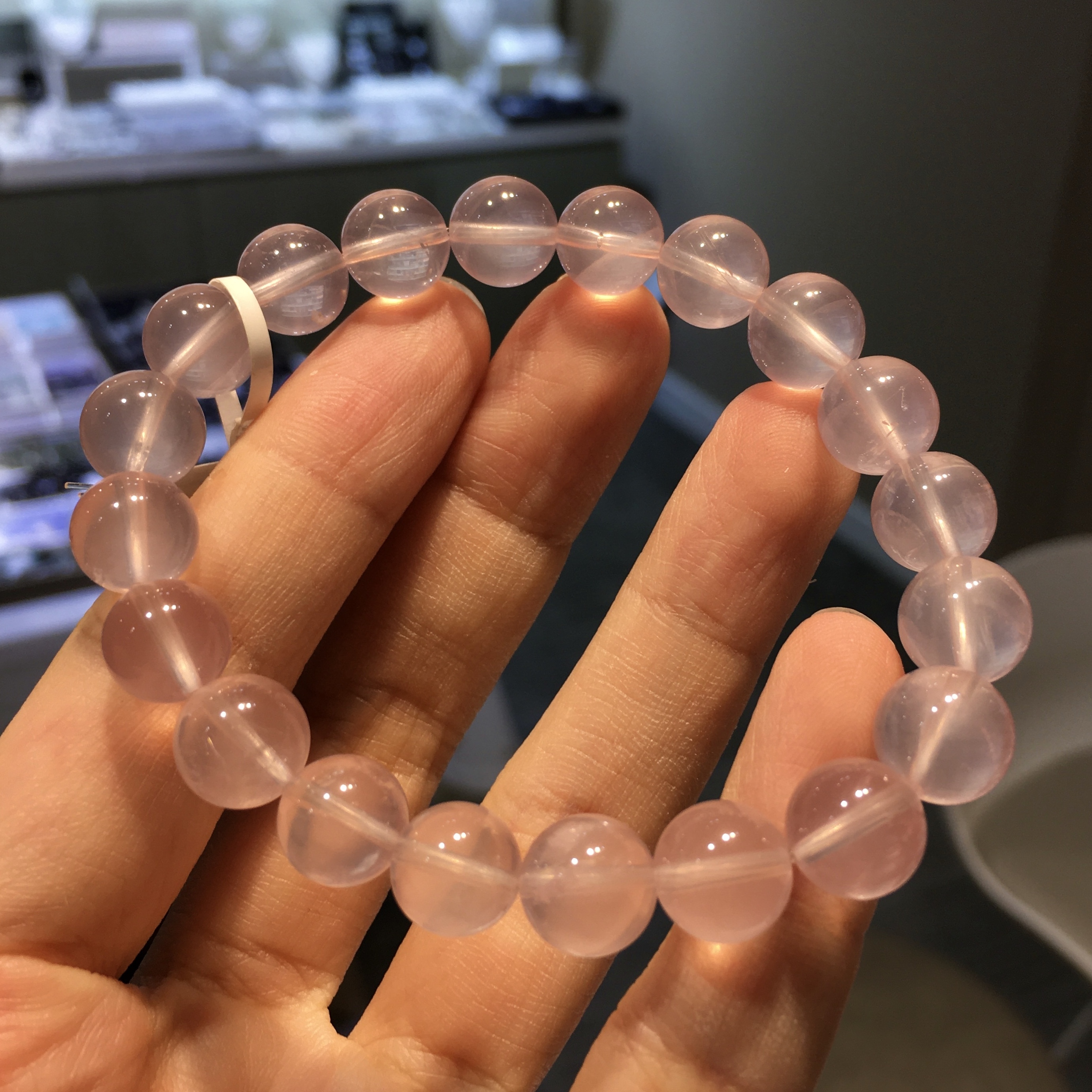 莫粉手串 01332 9.5mm