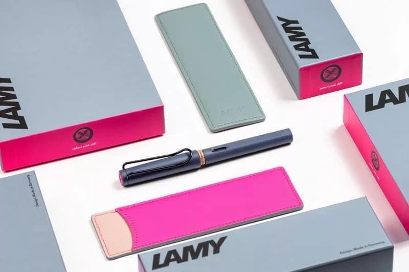 Safari 狩獵鋼筆 限量色 20週年紀念款 黑莓紫羅蘭 懸岩粉紅｜LAMY 德國