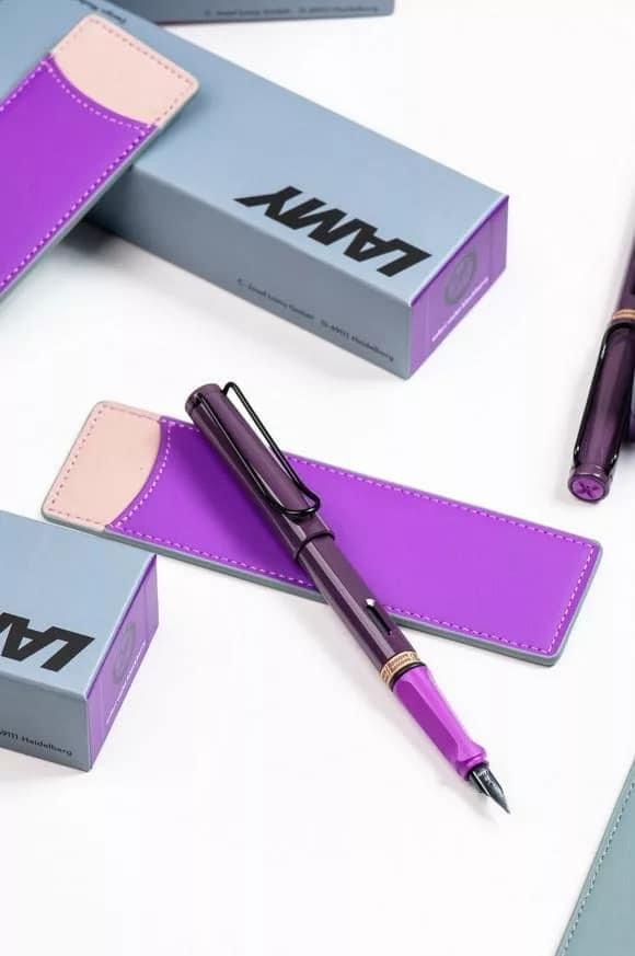 Safari 狩獵鋼筆 限量色 20週年紀念款 黑莓紫羅蘭 懸岩粉紅｜LAMY 德國