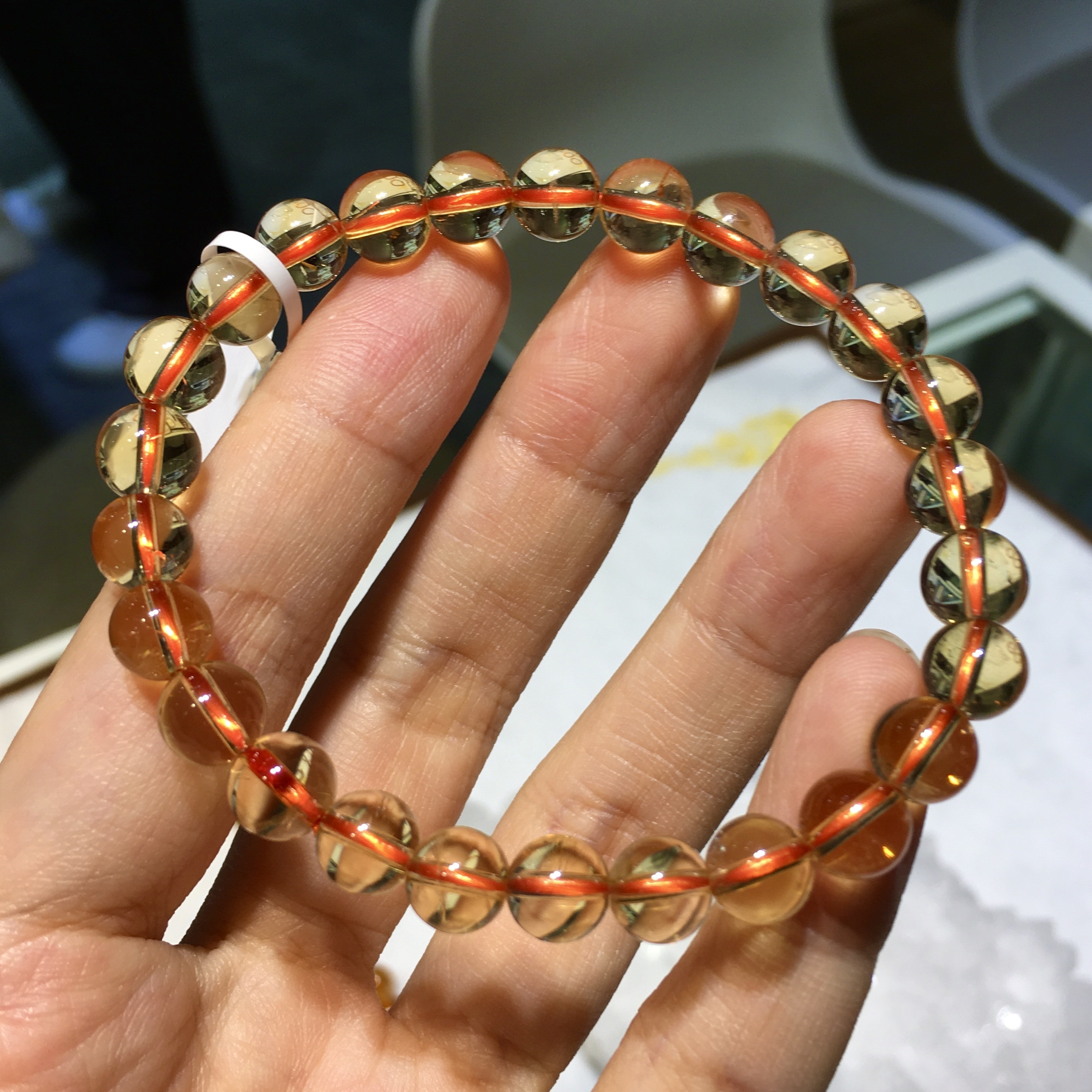 黃水晶手串 10115 7.5mm