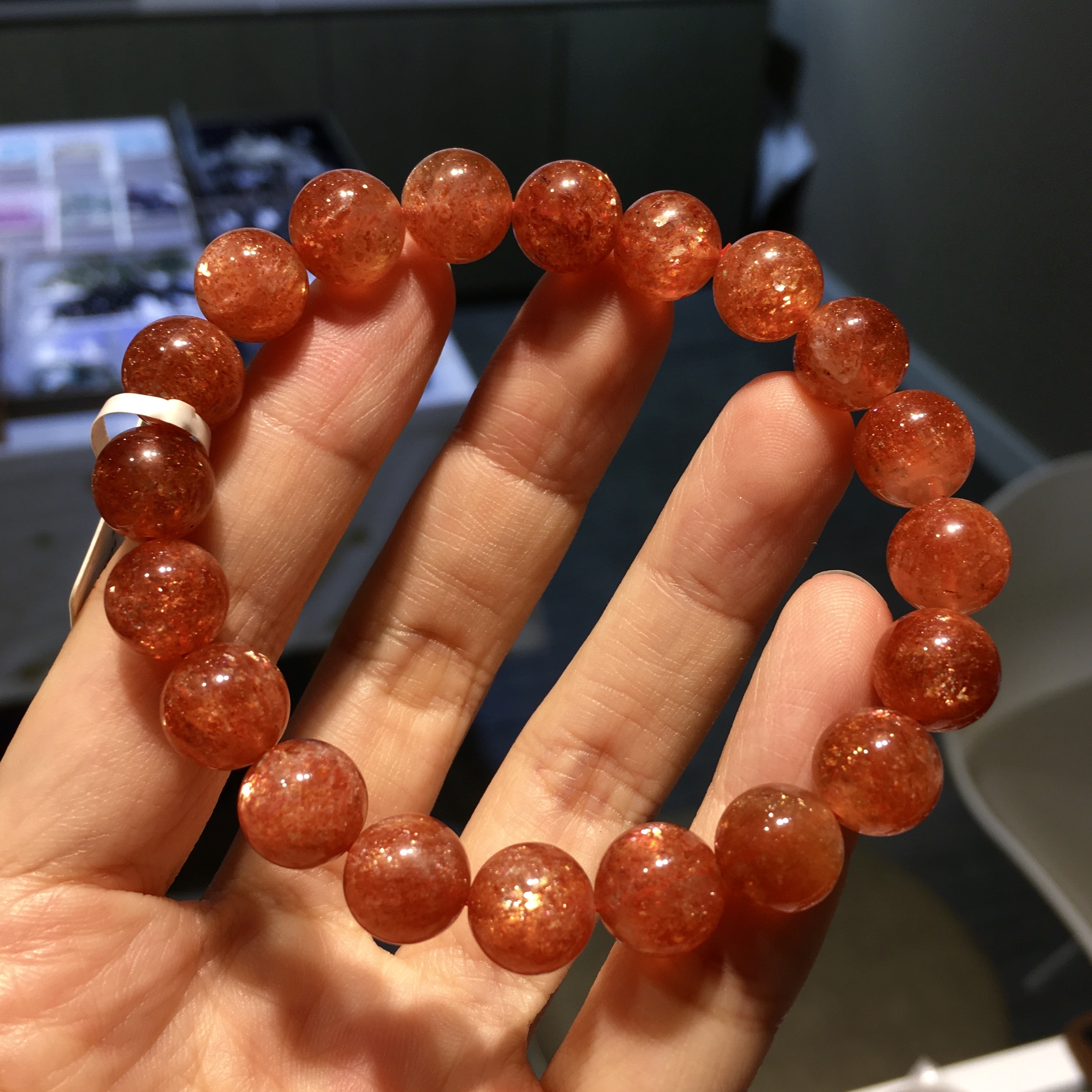 金草莓手串 13775 10mm